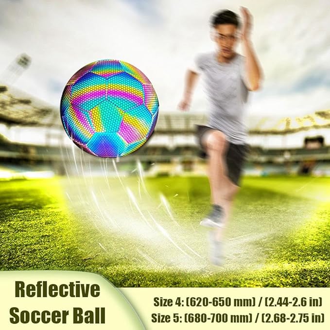 Balón de fútbol holográfico luminoso - additional image 17