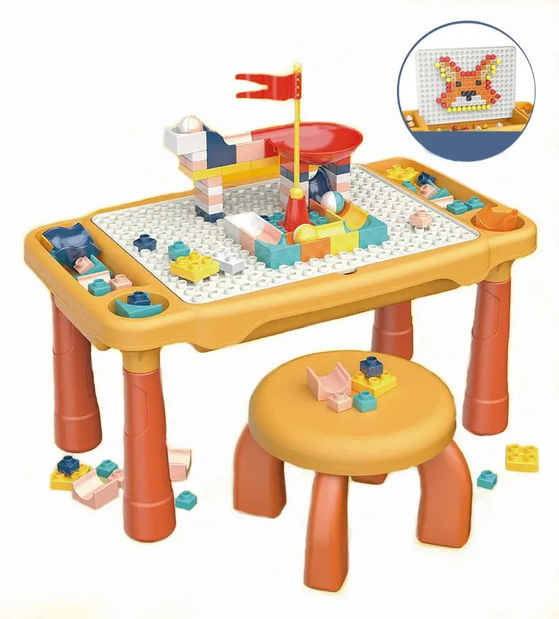 Juego de mesa y silla con bloques de construcion 63 pcs - additional image 13
