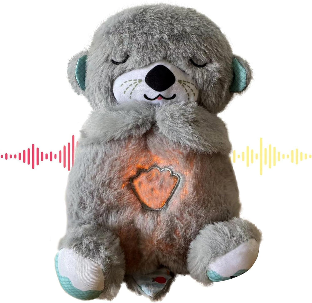 Peluche relajante para bebé que simula respiracion ( nutria gris ) - additional image 10