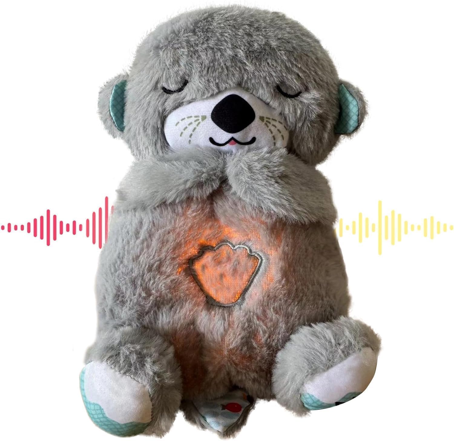 Peluche relajante para bebé que simula respiracion ( nutria gris ) - additional image 10
